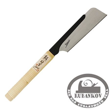 Пила обушковая Shogun Dozuki-Mini Saw, 150мм, 18tpi, прямая деревянная рукоять