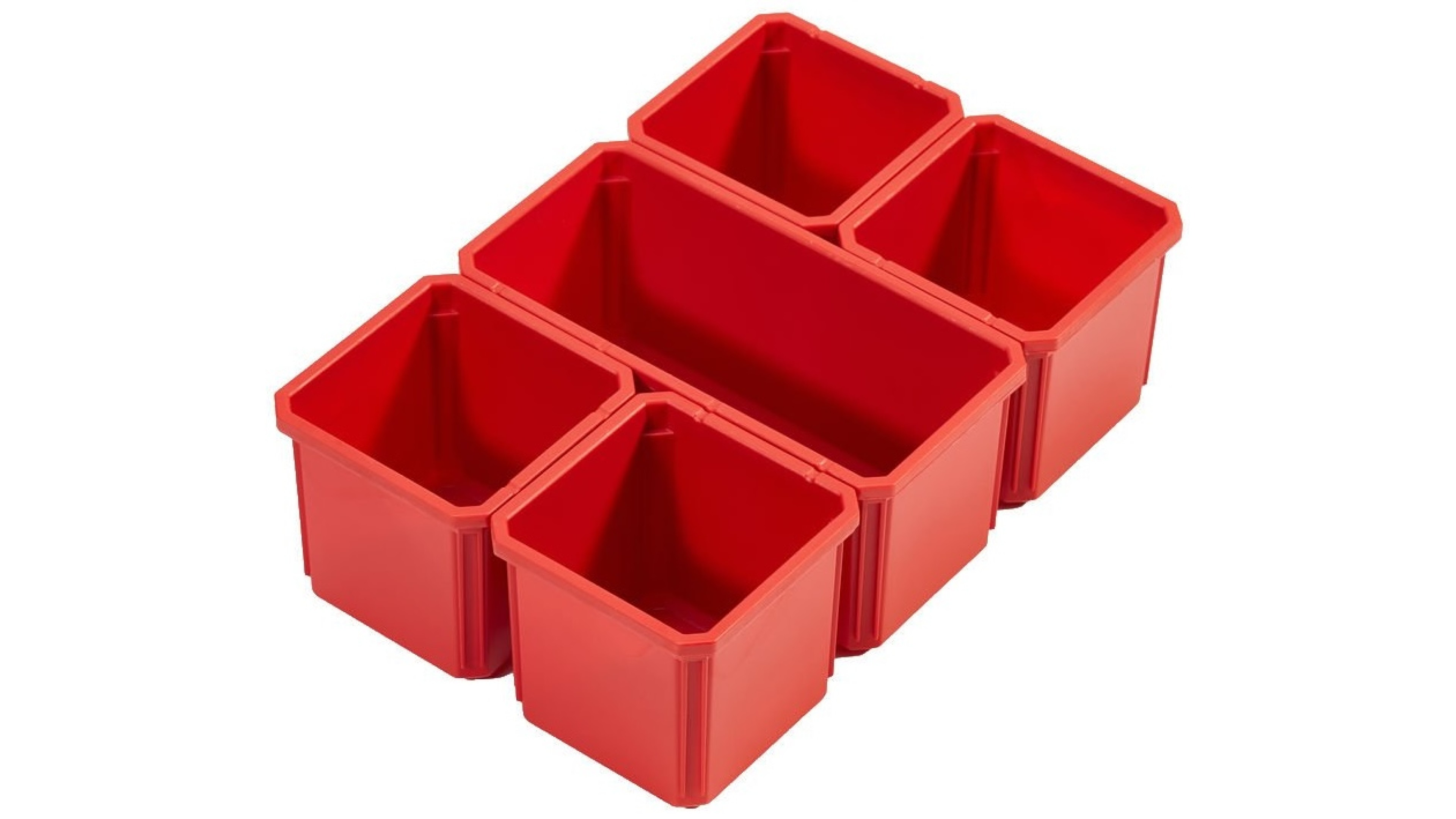 Ячейки для органайзеров 5шт Milwaukee PACKOUT (1 большая, 4 маленьких)