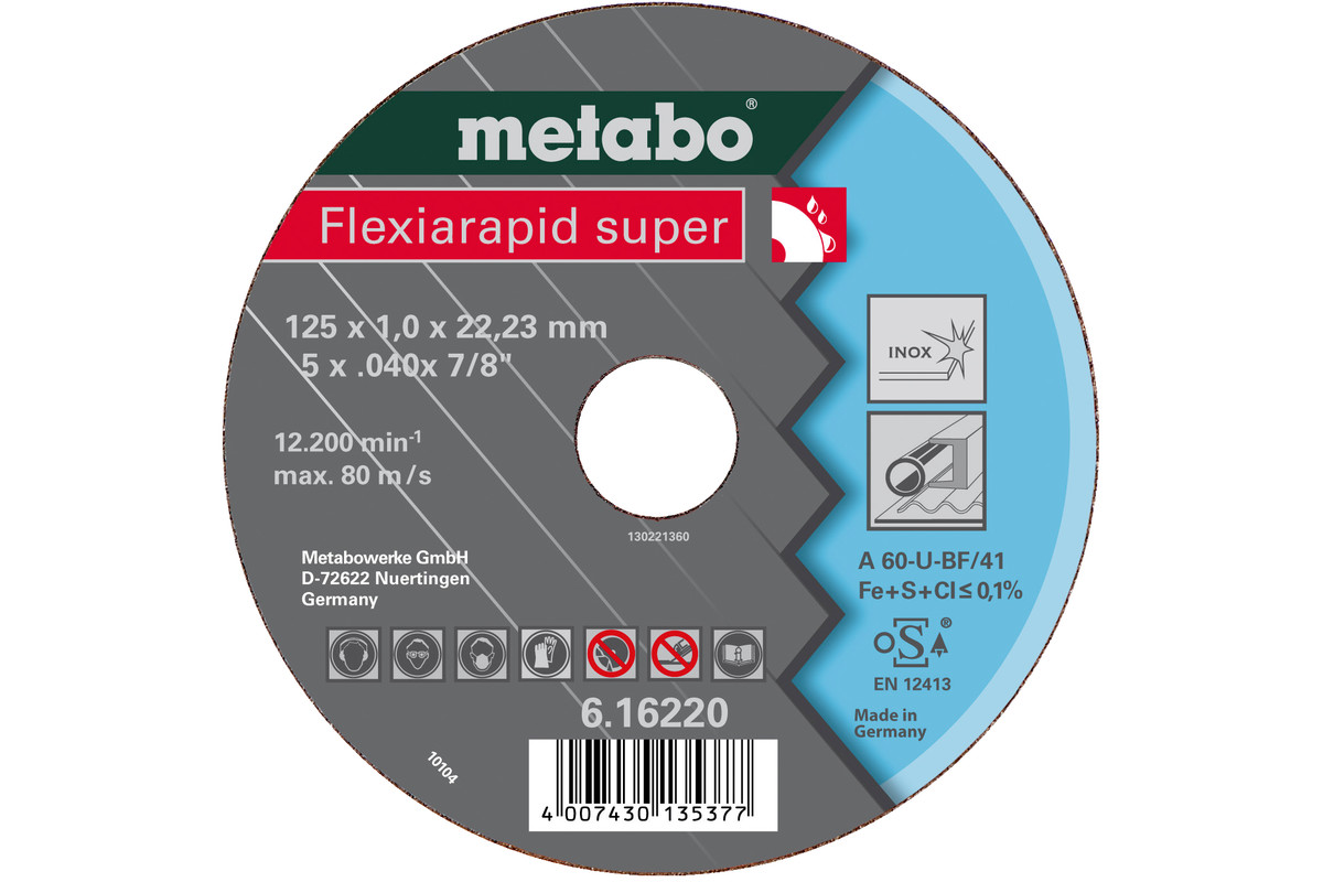 Flexiarapid super 125x1,6x22,23, Inox, TF 41 (616222000)  