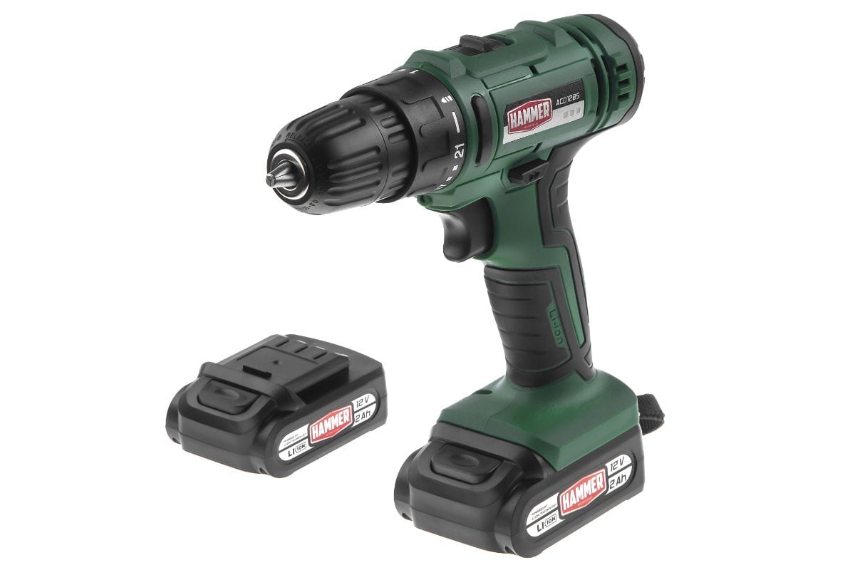Аккумуляторная дрель-шуруповерт HAMMER Flex ACD12BS
