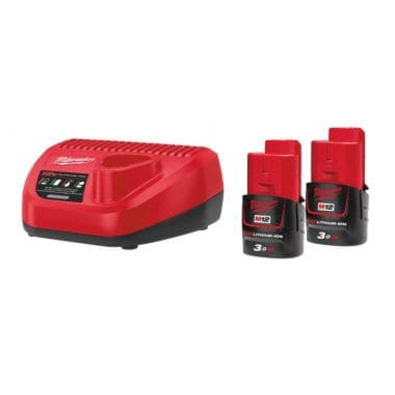 Комплект аккумулятор и зарядное устройство Milwaukee M12 NRG-302