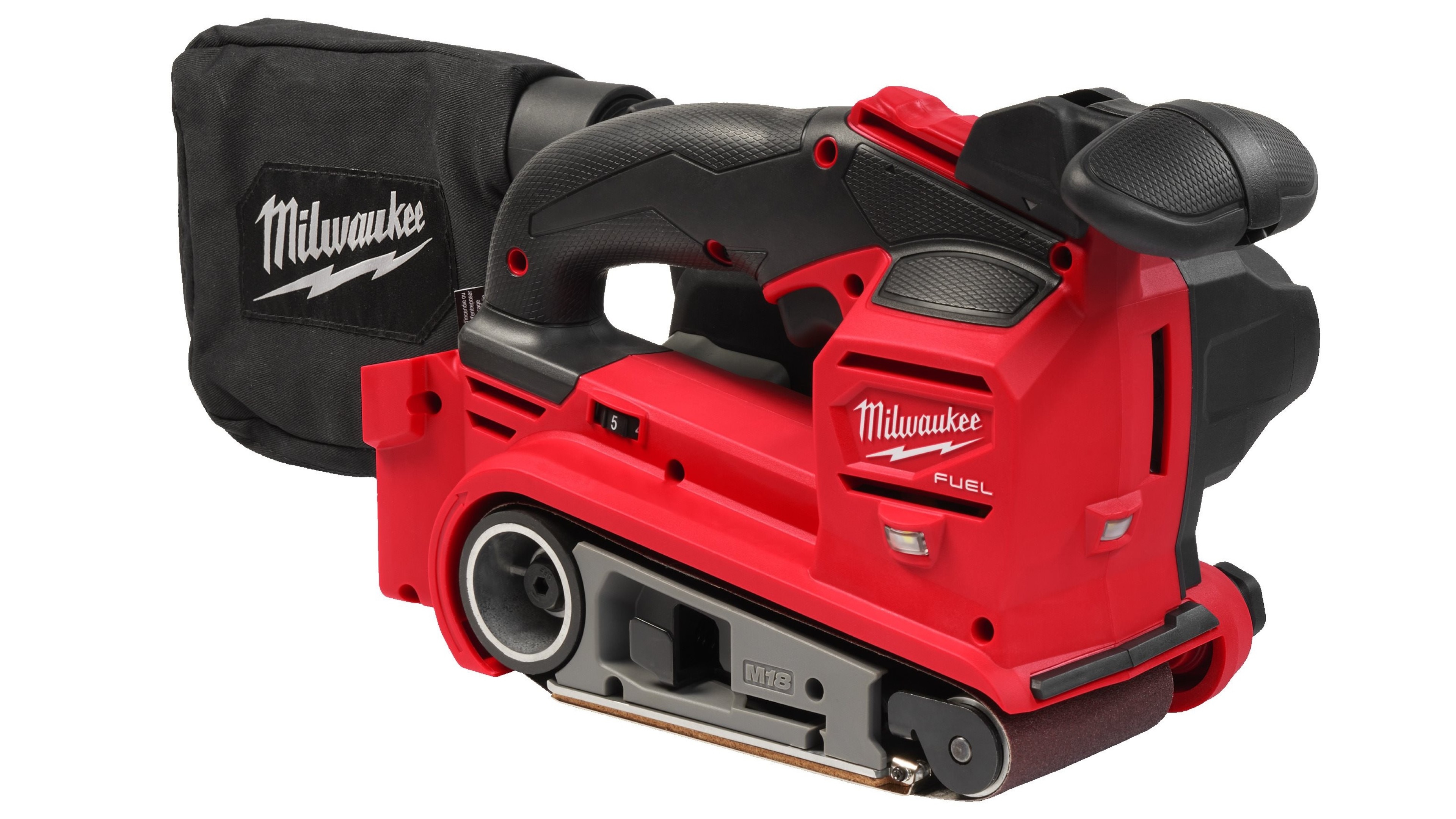Аккумуляторная ленточная шлифовальная машина Milwaukee M18 FUEL FBTS75-0