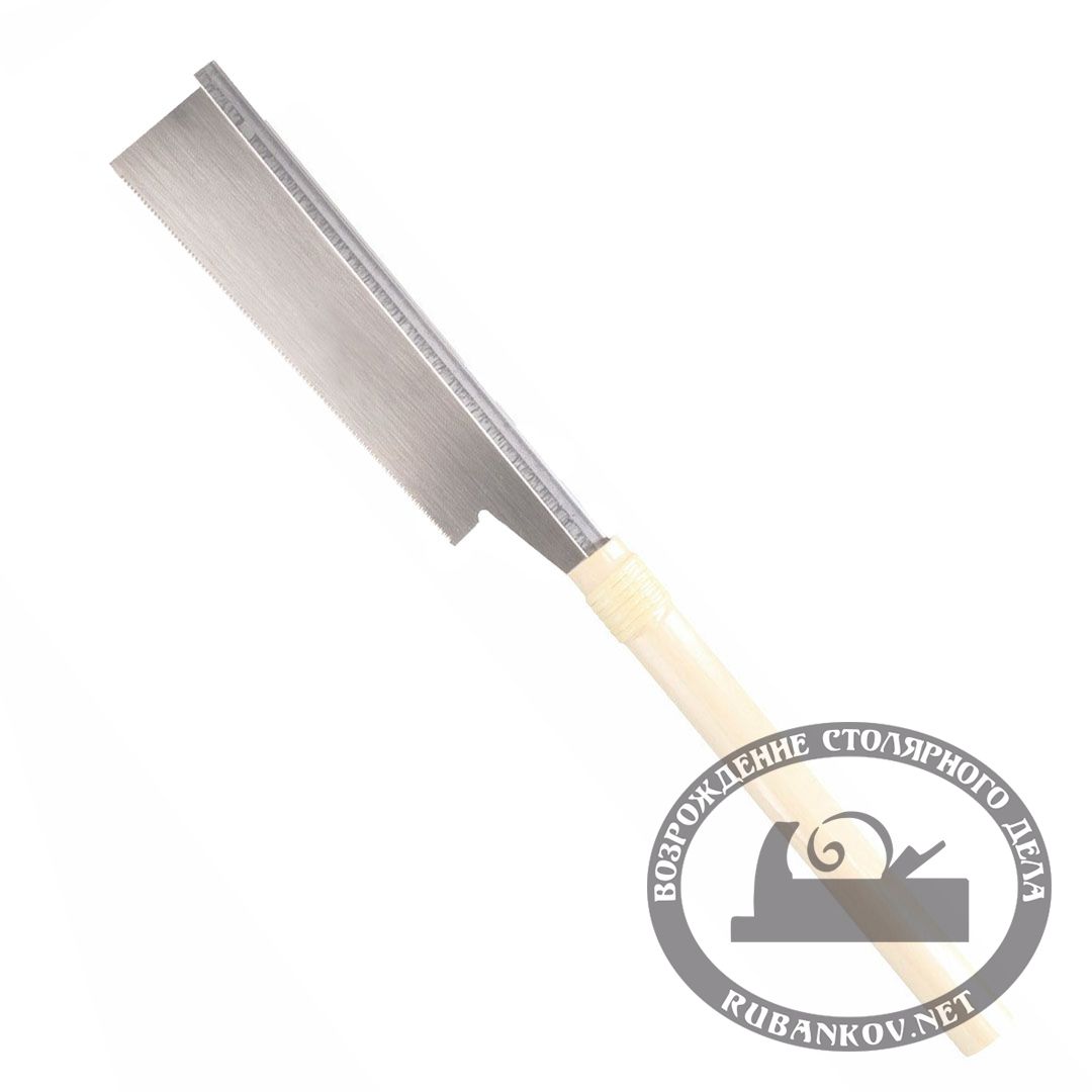 Пила обушковая Shogun Dozuki Saw, Premium, 210мм, прямая деревянная рукоять