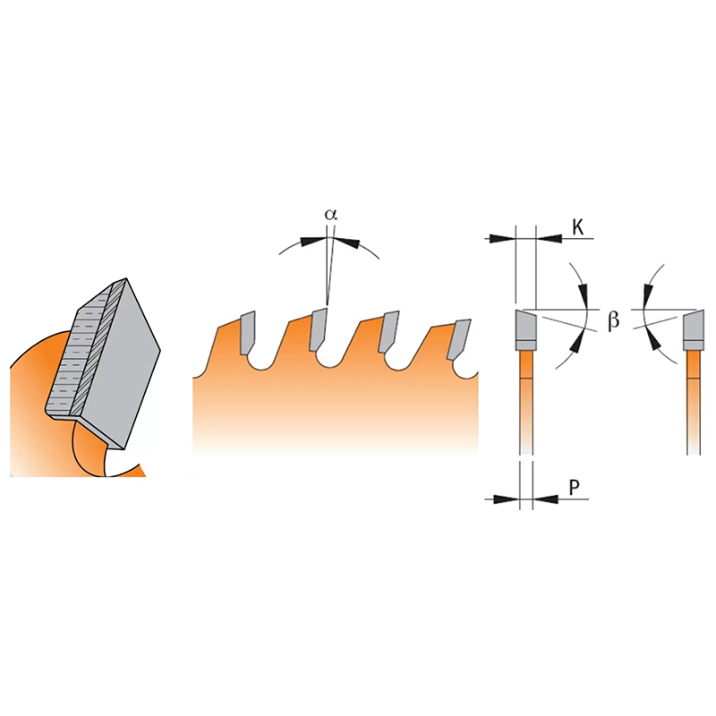 Диск пильный 250x30x3,0/2,5 10º 20º ATB Z=80 CMT 285.580.10M