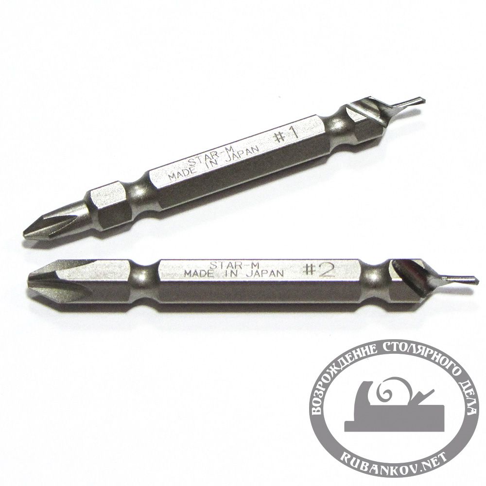 Отвёрточные насадки Star-M N5009, N1, 2штуки