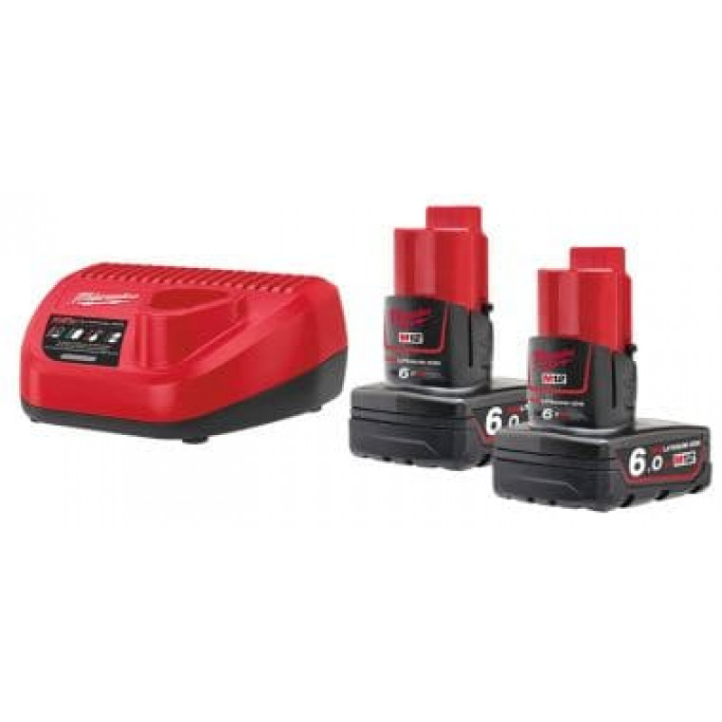 Комплект аккумулятор и зарядное устройство Milwaukee M12 NRG-602