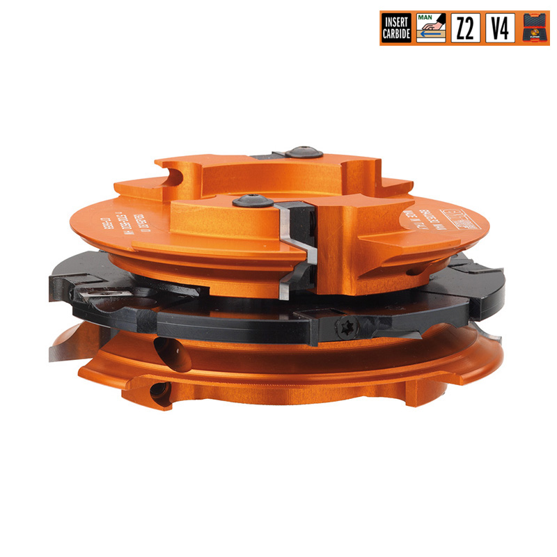 Комплект дверной 3 фрез F=50 D=160x48 насадных (алюм) смен.ножи HM (кейс) CMT 694.015.50