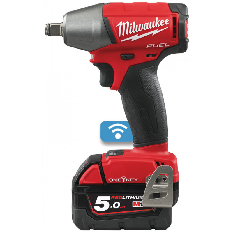 Ударный гайковерт Milwaukee 1/2 M18 FUEL ONEIWF12-502X ONE-KEY с фрикционным кольцом