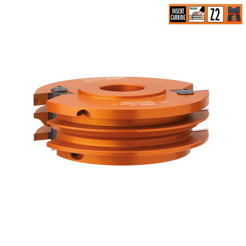 Фреза мебельная F=35 D=130x40 насадная (алюм.) смен.ножи HM (кейс) CMT 694.014.35