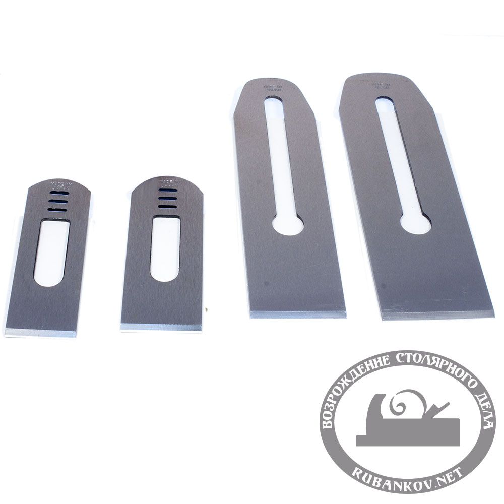 Нож для рубанков стандарта Stanley, Aogami No.2, 35мм*110мм, толщина 2.2мм