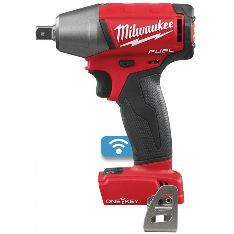 Ударный гайковерт Milwaukee 1/2 M18 FUEL ONEIWP12-0 ONE-KEY с фиксацией пином