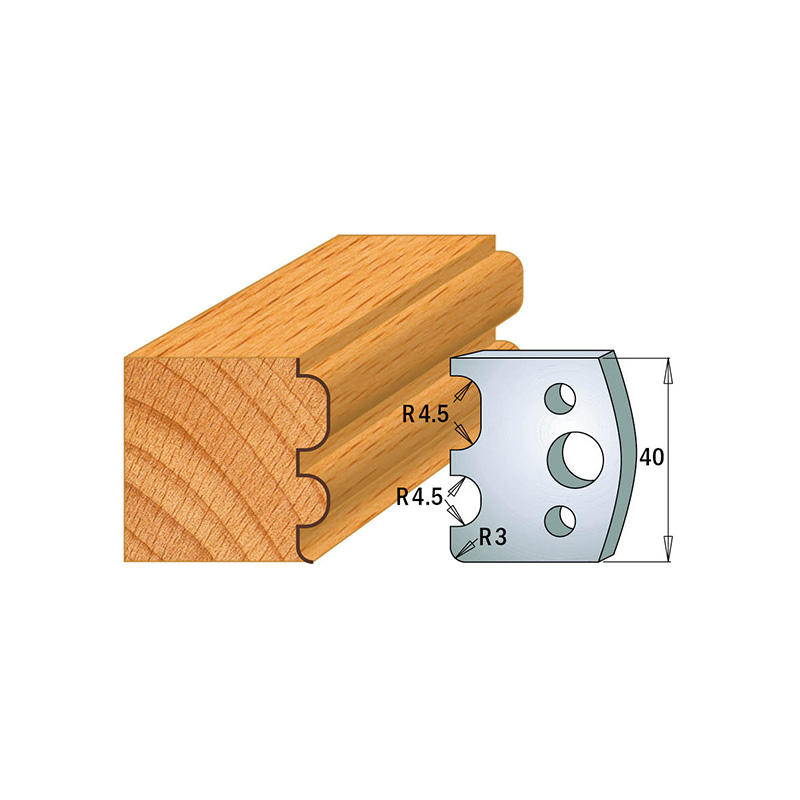 Комплект из 2-х ножей 40x4 SP CMT 690.007