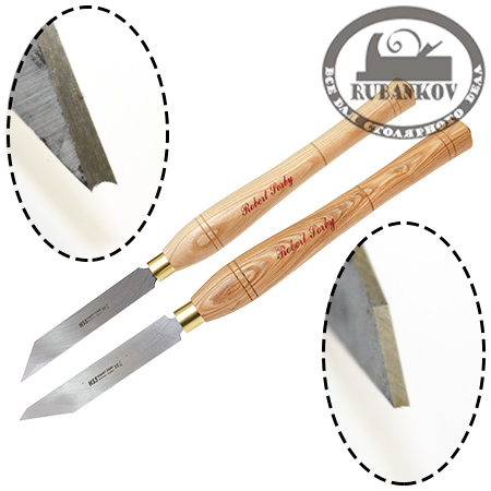 Резец токарный Robert Sorby HSS Fluted Parting Tool, 2мм (1/16')