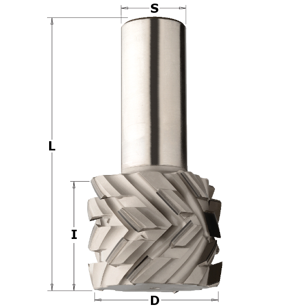 Фреза пазовая DP 50x25x55 d=50 I=28 L=85 Z=3+3 RH CMT 145.502.61