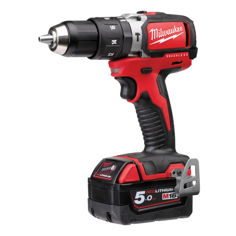 Аккумуляторная ударная дрель - шуруповерт Milwaukee M18 BLPD-502C