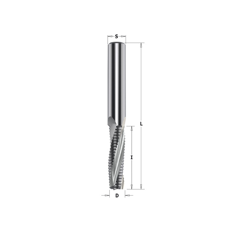 Фреза спиральная монолитная 10x32x80 Z=3R S=10 RH CMT 195.100.11