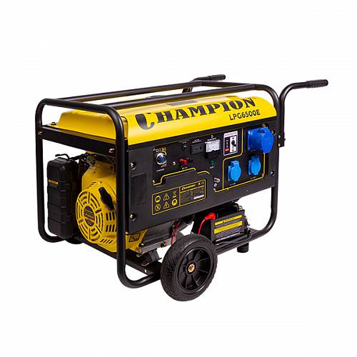 Бензиново-газовый генератор CHAMPION LPG6500E