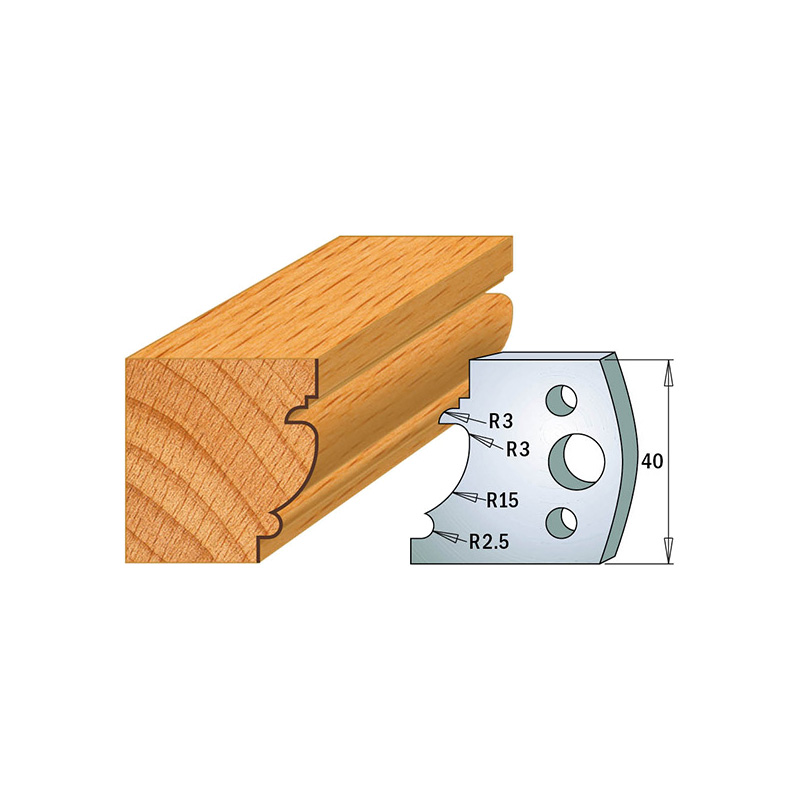 Комплект из 2-х ножей 40x4 SP CMT 690.121