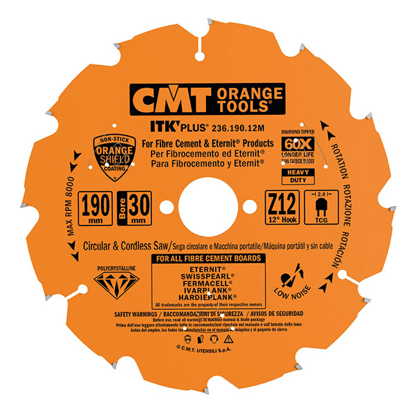 Диск пильный 125x2,0/1,4x22,23 TCG Z=7 (DIA) CMT 236.125.07