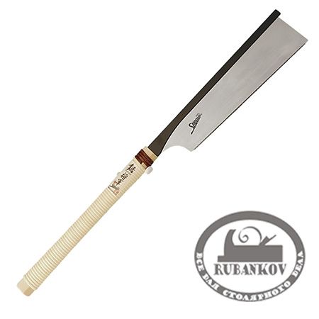 Пила обушковая Shogun Dozuki Saw, 250мм, 24tpi, прямая деревянная рукоять