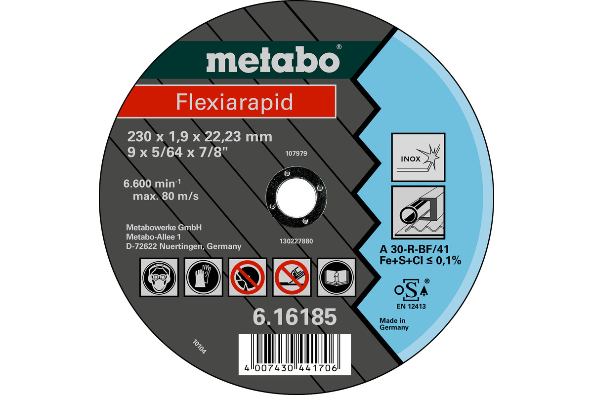 Flexiarapid 125x1,6x22,23, Inox, TF 41 (616182000)  
