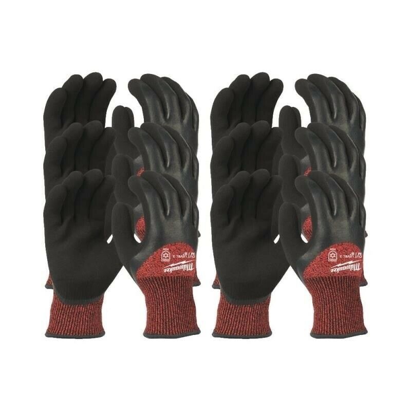 ПЕРЧАТКИ С УРОВНЕМ СОПРОТИВЛЕНИЯ ПОРЕЗАМ 3, ЗИМНИЕ 12 Pack Winter Cut Level 3 Gloves-M/8