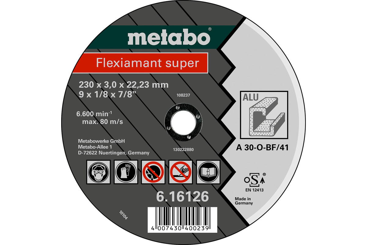 Flexiamant super 230x3,0x22,23, алюминий, TF 41 (616126000)  
