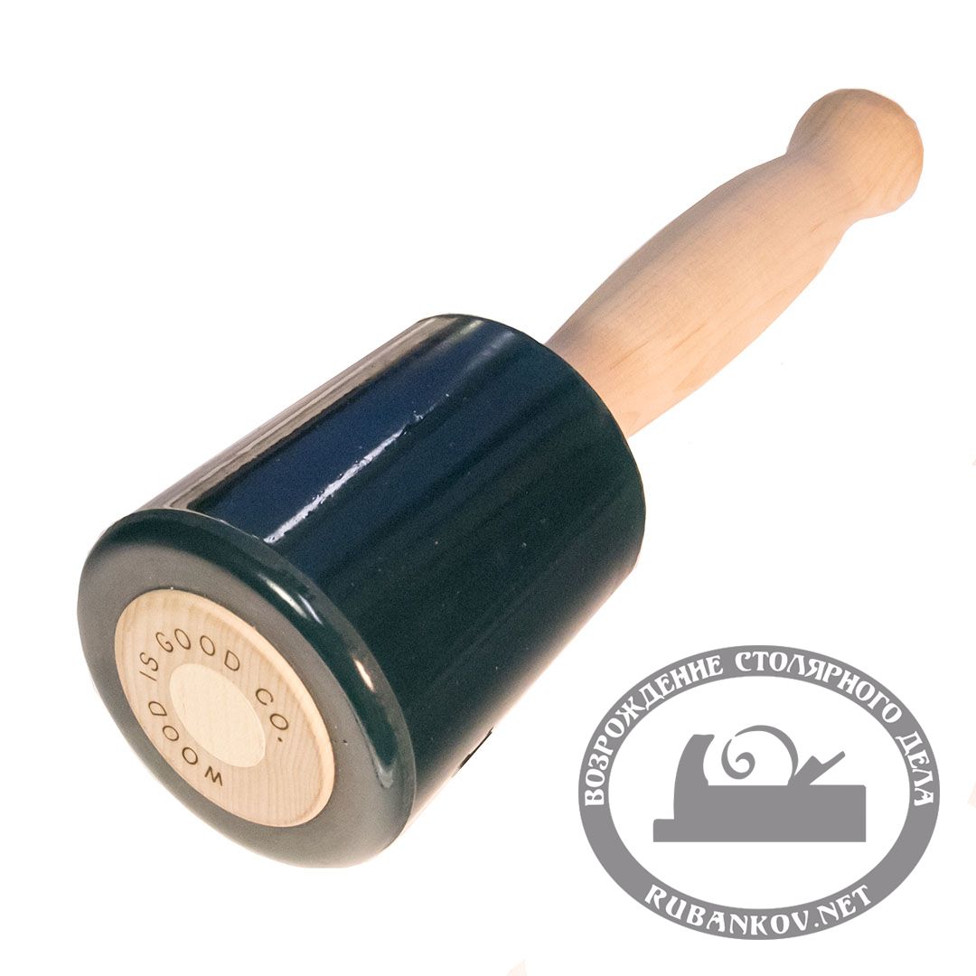 Киянка полиуретановая WoodIsGood ma-30, 800г, D85мм*270мм