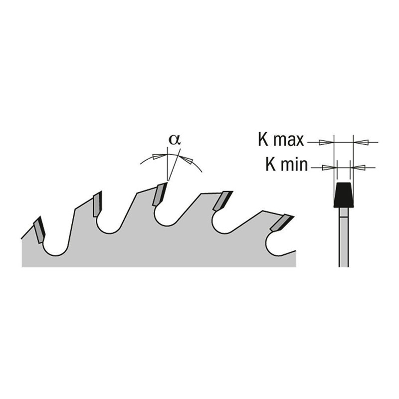 Диск пильный 120x20x3,1-3,7/ 5° CON Z=20 (DIA) CMT 238.120.20H