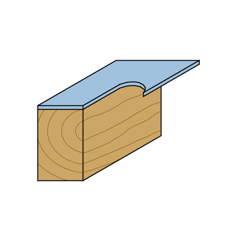 Обгонные фрезы для повышенной нагрузки. Применение