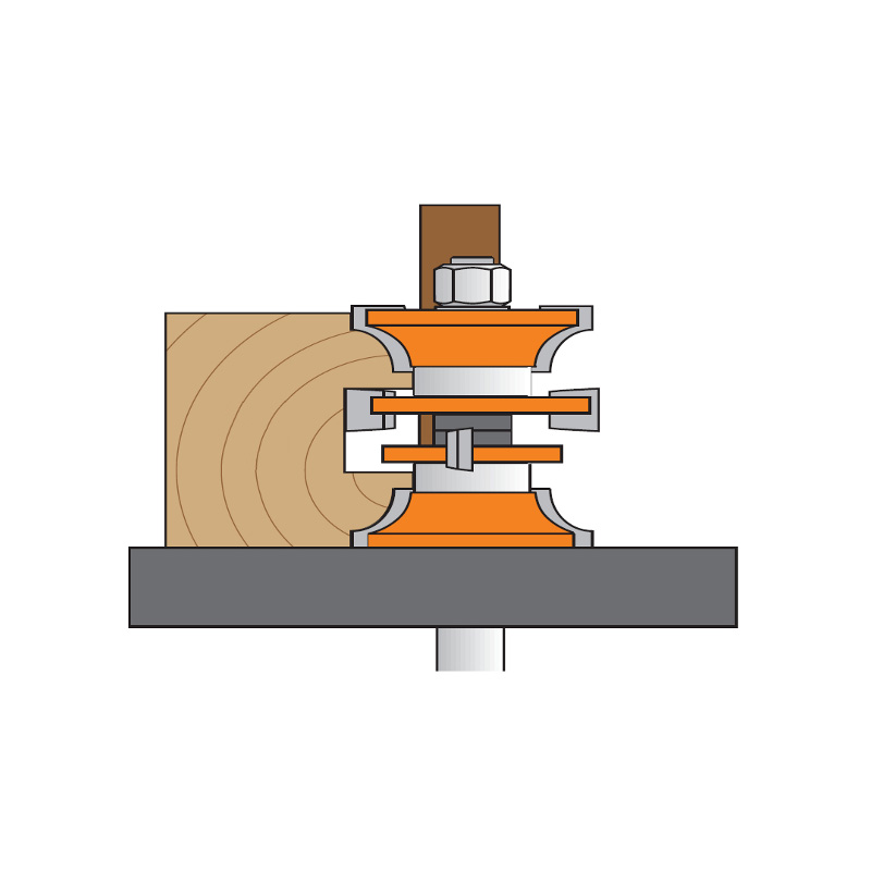 Набор фрез CMT Entry & Interior Door Router Bit Sets