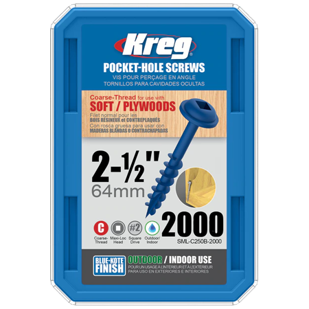KREG Профессиональные приспособления для деревообработки Саморезы Kreg Jig Blue-Kote
