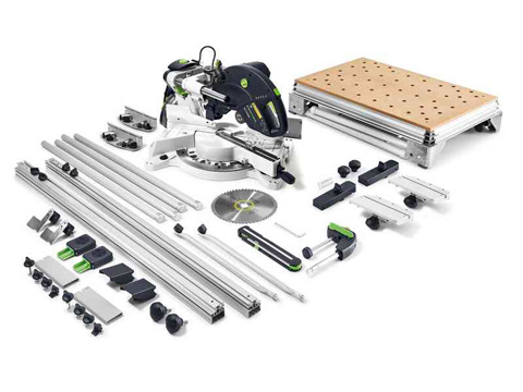 Торцовочная пила с протяжкой KS 120 REB-Set-MFT KAPEX