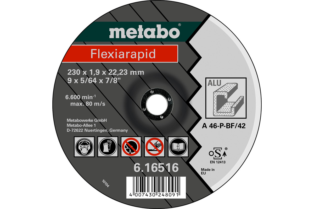 Metabo Инструмент и оснастка Отрезные круги для алюминия
