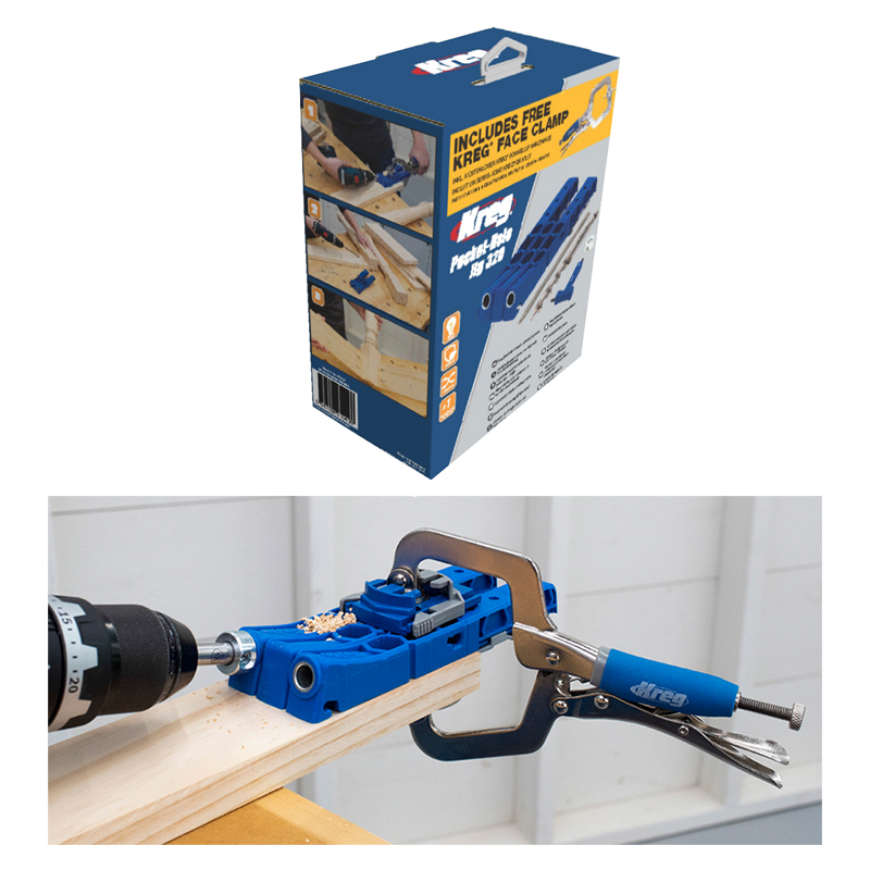 Pocket-Hole Jig 320 Promo Pack with Classic Face Clamp