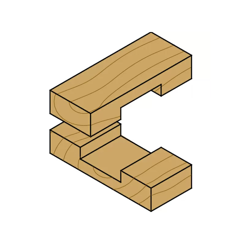Пазовые фрезы - Пазовое соединение