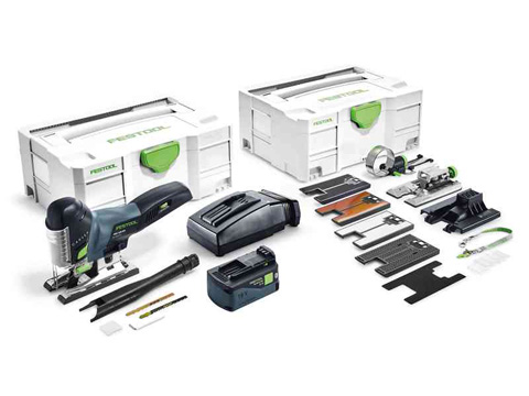 Аккумуляторный маятниковый лобзик PSC 420 Li 5,2 EBI-Set CARVEX