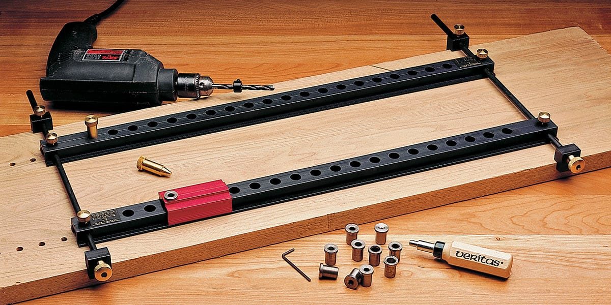 Rubankov Ручной инструмент Кондуктор сверлильный Veritas Shelf-Drilling Jig