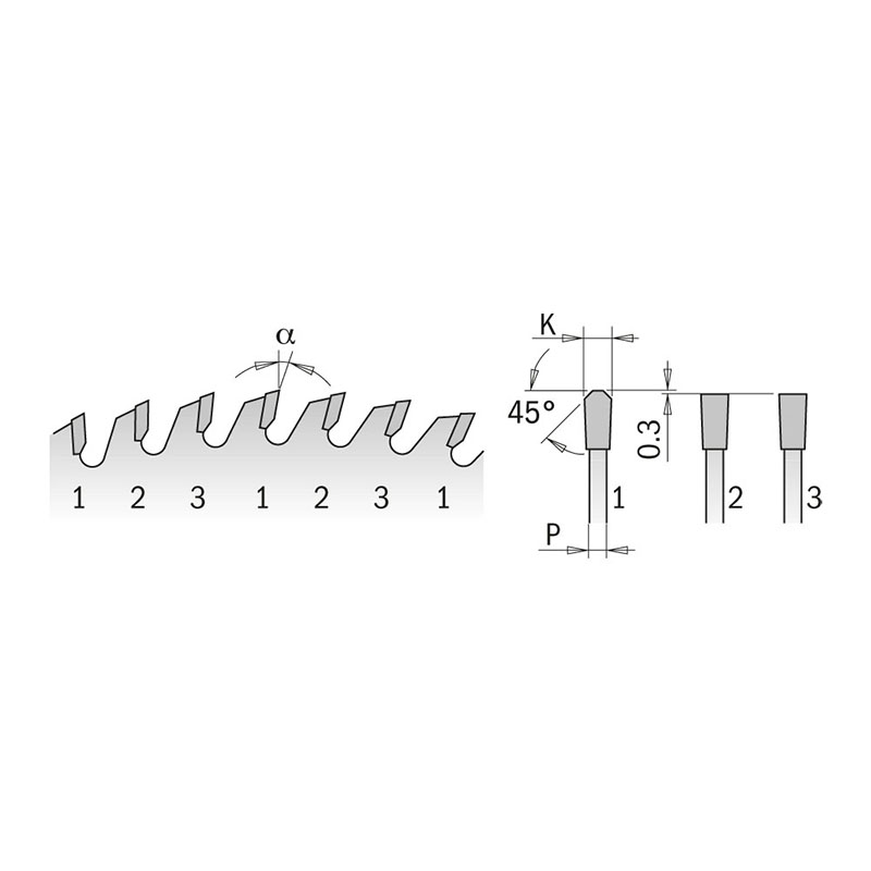 Диск пильный 300x30x3,2/2,2 10° FFT Z=96 CMT 295.096.12M